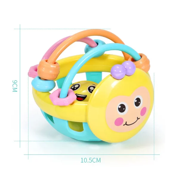 Brinquedos sensoriais para bebês 0-12 meses - Bola / Chocalho / Mordedor de silicone - Image 34