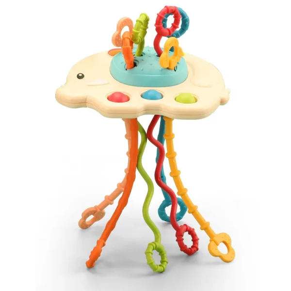 Brinquedos sensoriais para bebês 0-12 meses - Bola / Chocalho / Mordedor de silicone - Image 44