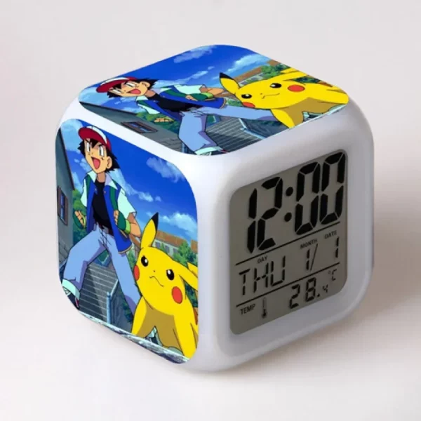 Despertador Digital LED Pokemon Pikachu - Image 4